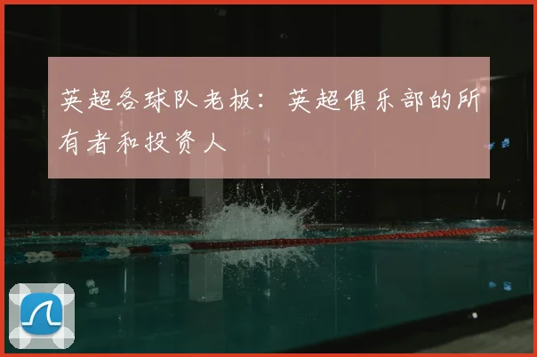 英超各球队老板：英超俱乐部的所有者和投资人