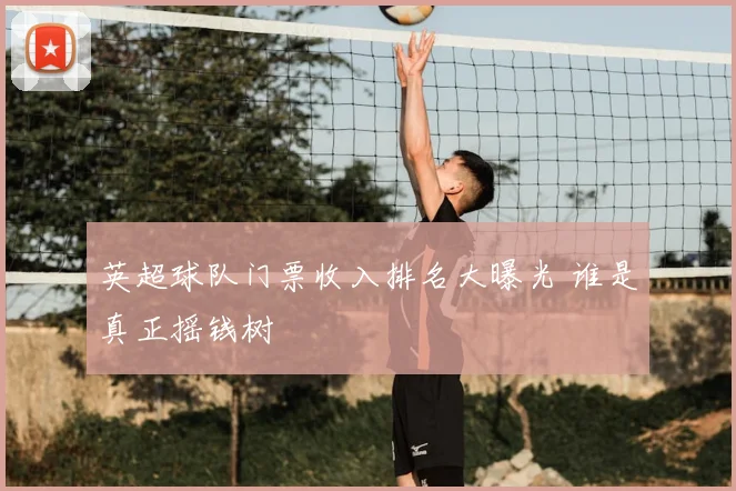 英超球队门票收入排名大曝光 谁是真正摇钱树